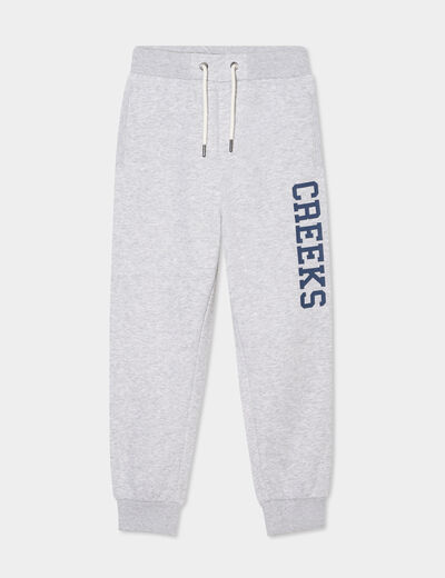 Pantalon de jogging regular gris clair garçon