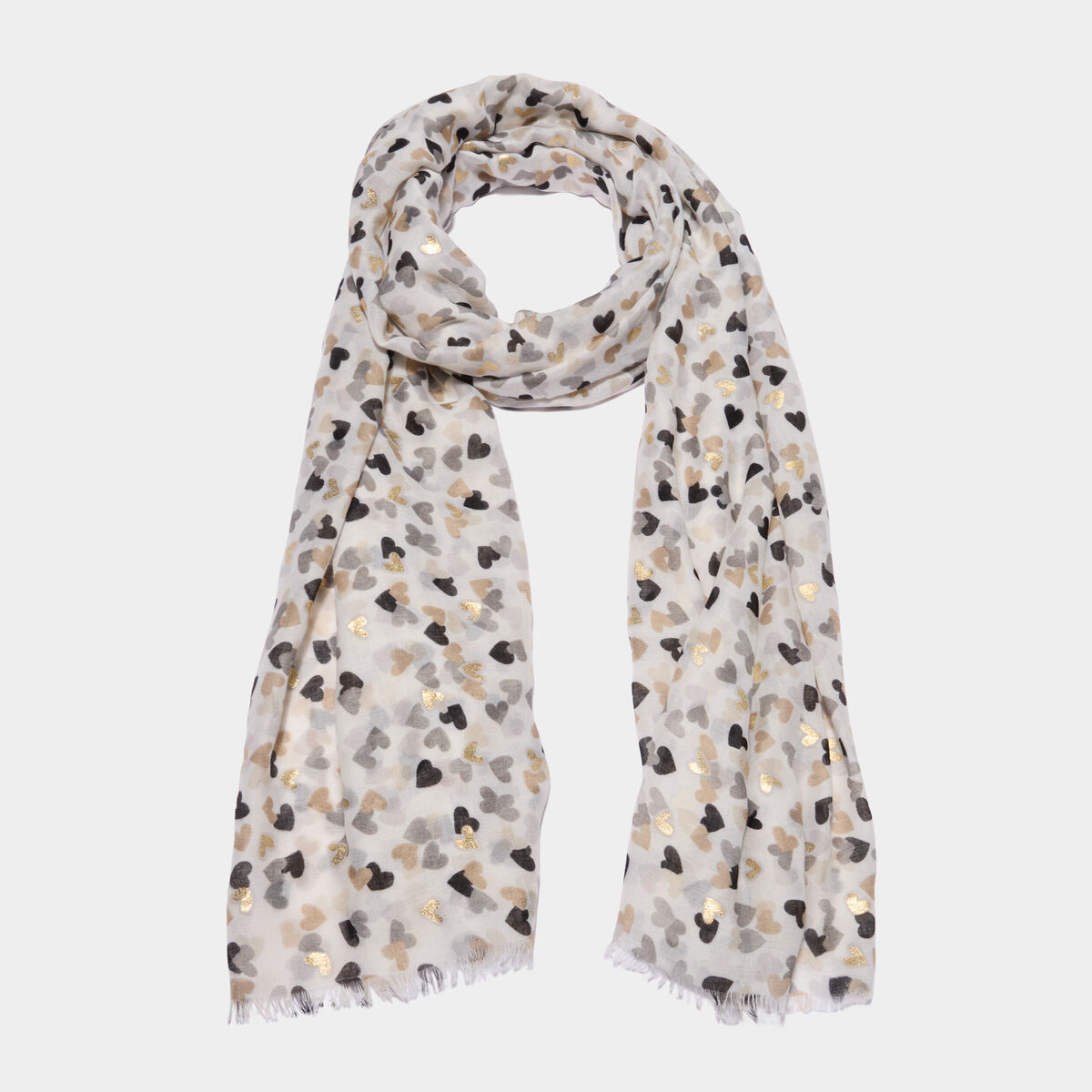 Foulard noir femme