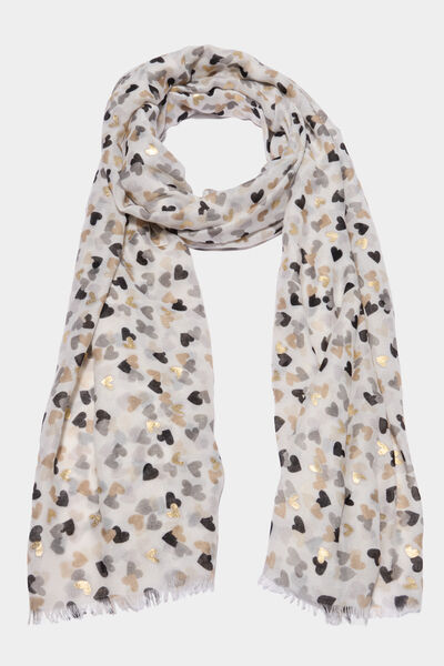 Foulard noir femme