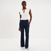 T-shirt avec broderie coton ecru femme