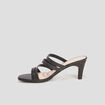 Mules &agrave; talons noir femme