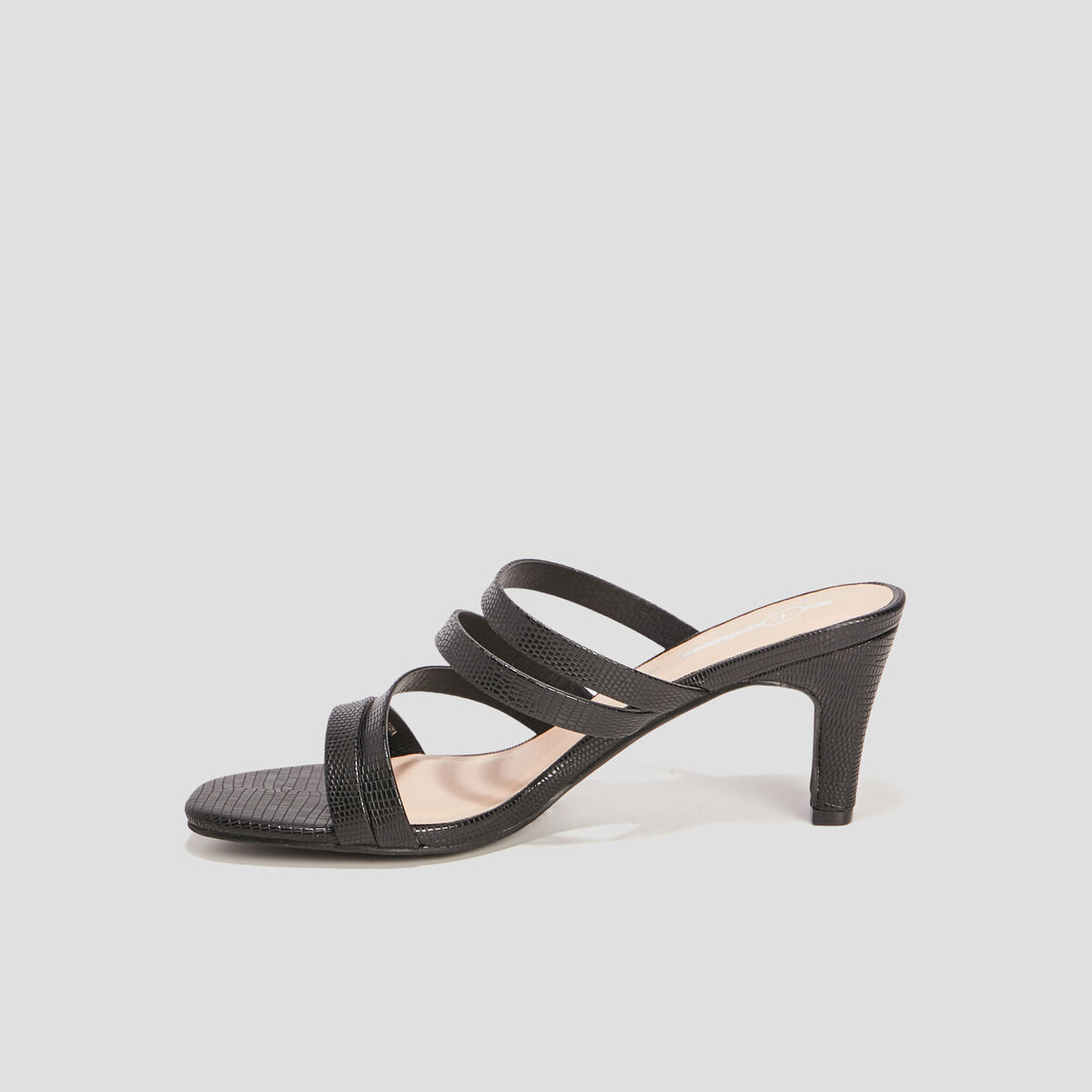 Mules &agrave; talons noir femme