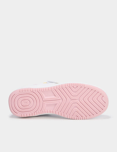 Tennis basses à scratchs multicolore fille