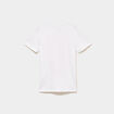 T-shirt manches courtes coton col rond blanc gar&ccedil;on