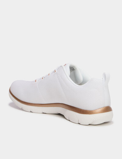 Baskets running Skechers Pure Genius blanc femme