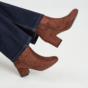 bottines a talons marron femme Bottines à talons marron femme