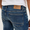 Jean stretch coupe regular denim dirty homme