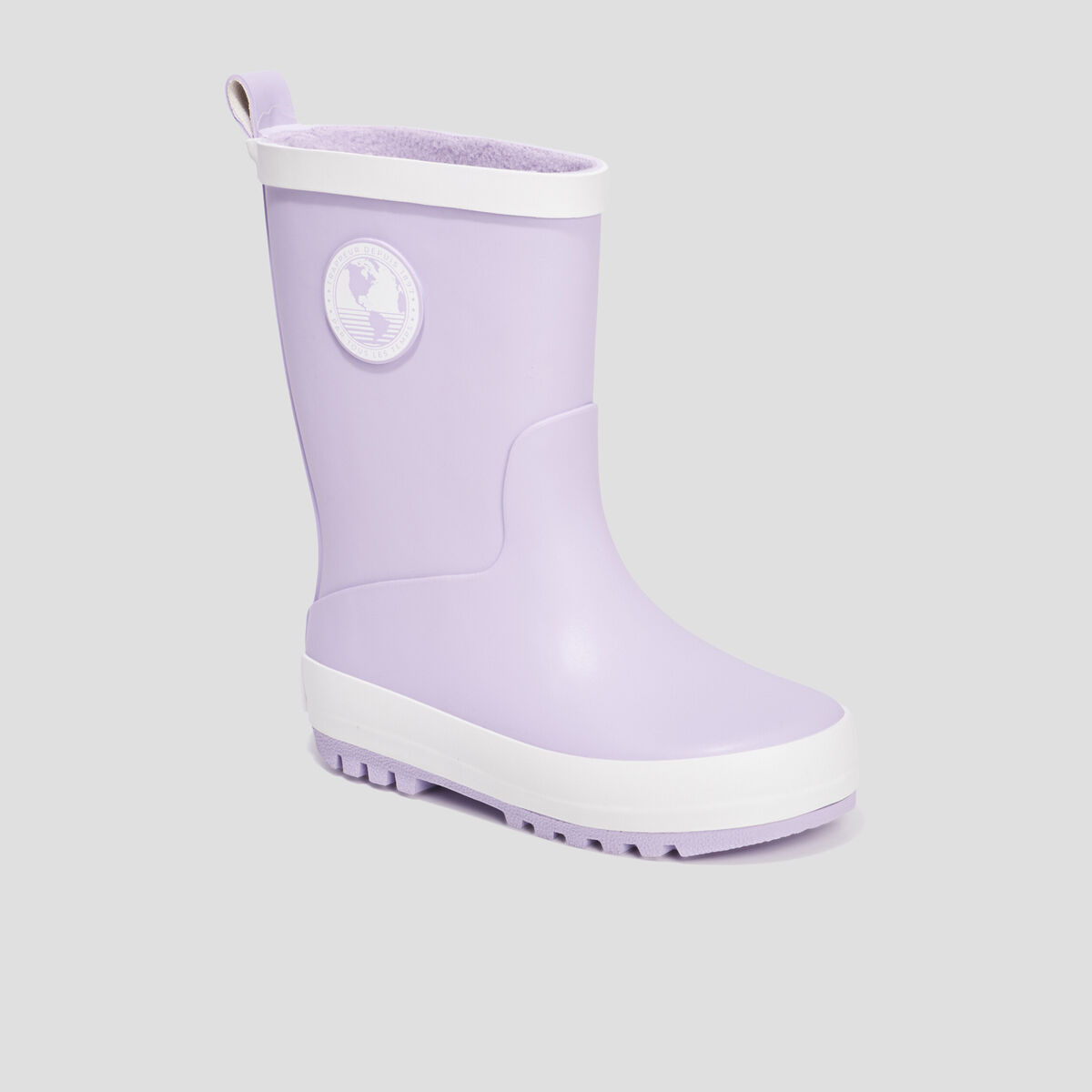 Bottes de pluie Trappeur parme fille