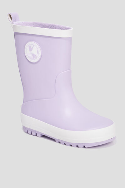 Bottes de pluie Trappeur parme fille