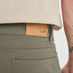 Bermuda droit stretch 5 poches coton vert kaki homme