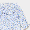 Blouse avec volants en gaze de coton ecru b&eacute;b&eacute; fille