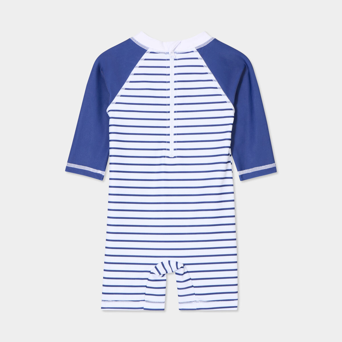 Combinaison de bain manches courtes bleu bébé garçon
