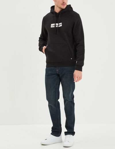 Jeans straight 5 poches Liberto denim brut homme