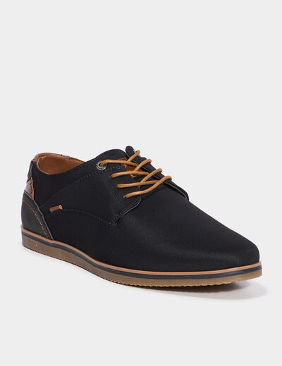 Derbies à lacets noir homme