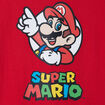 T-shirt manches courtes Super Mario rouge garçon