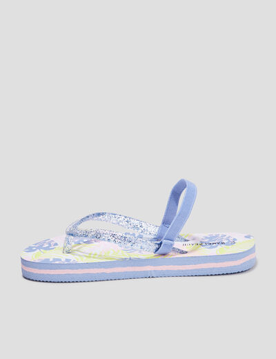 Tongs détails pailletés Wamea Beach multicolore fille