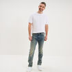 Jean stretch coupe regular denim double stone homme