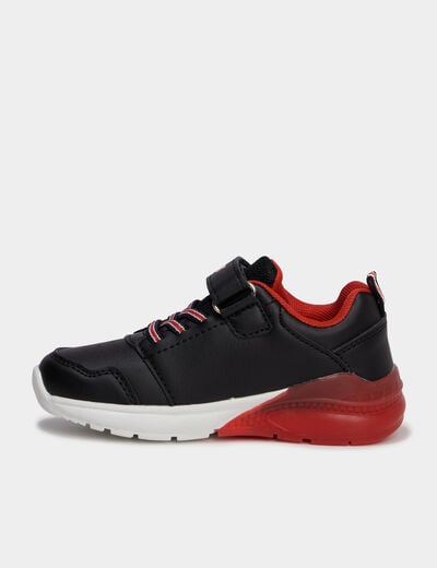 Baskets running lumineuses Marvel noir gar&ccedil;on