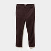 Pantalon straight taille haute Modavista marron foncé femme grande taille