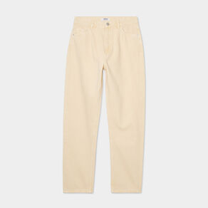 Jeans mom taille haute 7/8ème Creeks jaune clair femme