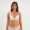 Soutien-gorge maxi push-up padd&eacute; rose clair femme