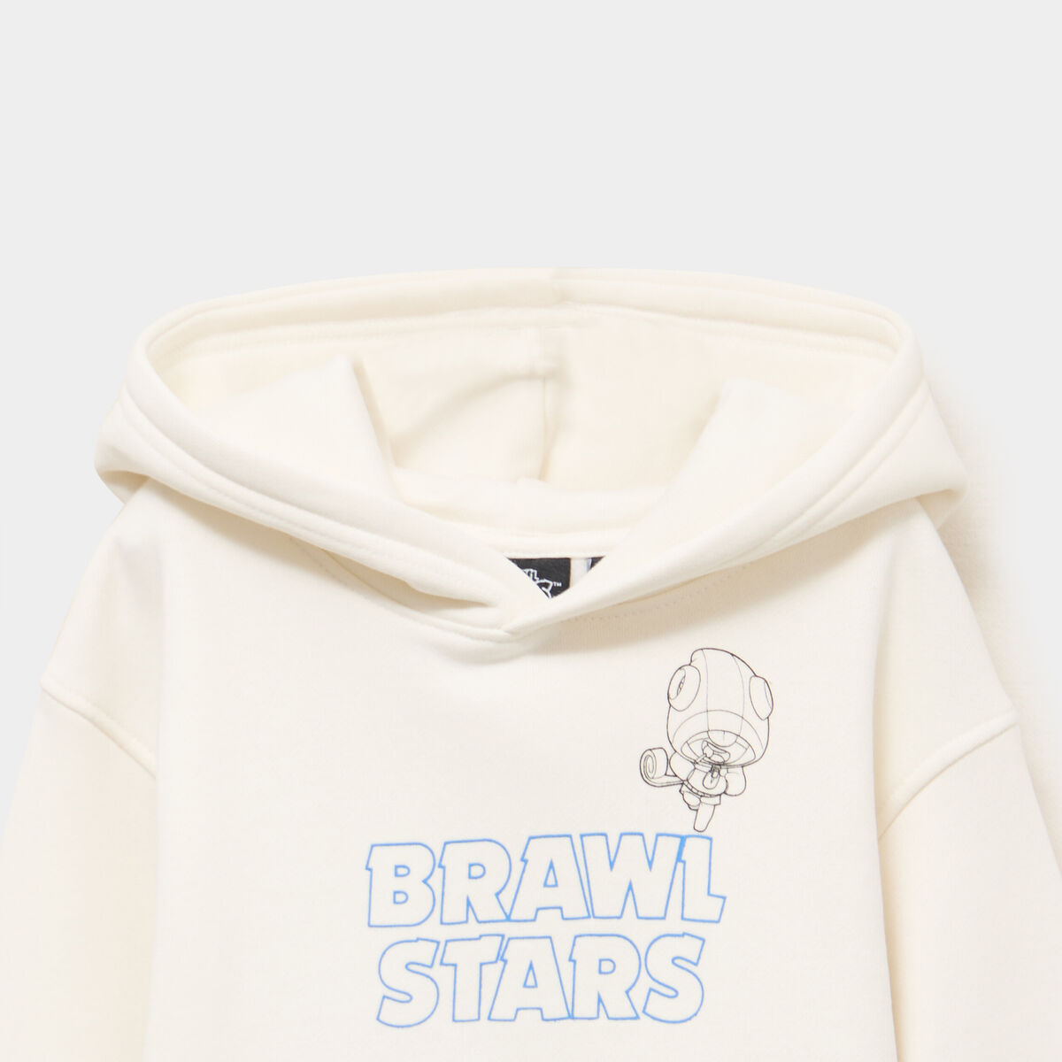Sweat hoodie 1 poche Brawl Stars blanc gar&ccedil;on
