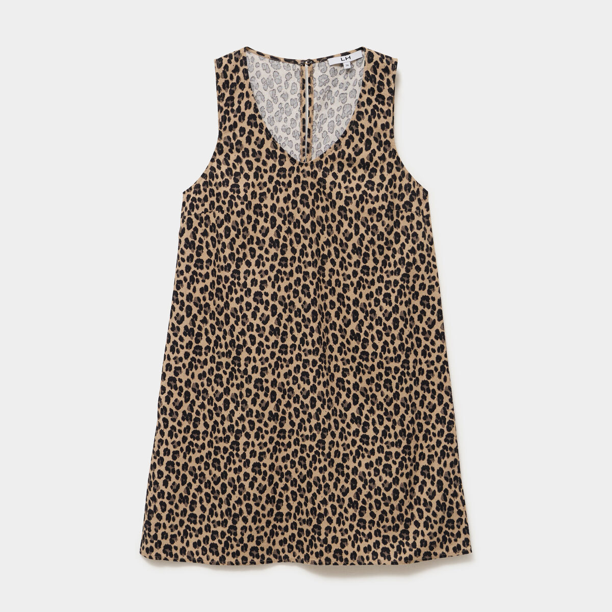 Robe droite courte lin majoritaire beige clair femme