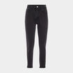 Jeans mom taille haute denim noir femme
