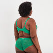 Soutien-gorge emboîtant à dentelle Izzie vert menthe femme grande taille