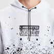 Sweat à capuche hoodie blanc homme