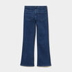 Jegging bootcut taille &eacute;lastiqu&eacute;e bleu fonc&eacute; fille