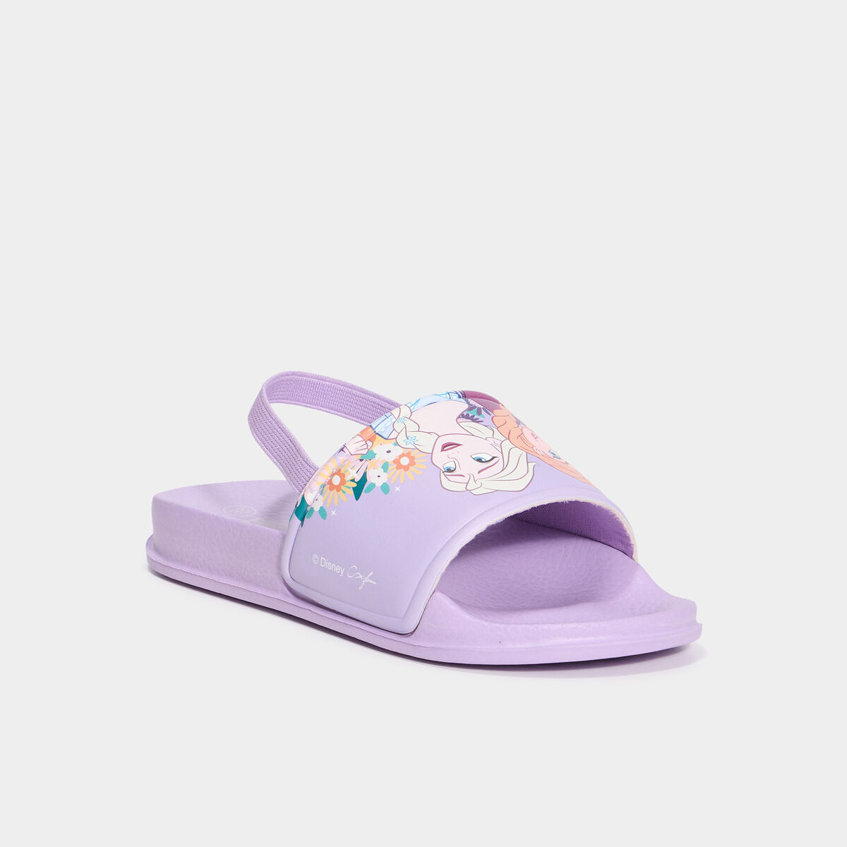 Mules de plage Reine des neiges mauve fille
