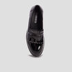 Mocassins crant&eacute;s Liberto noir femme