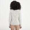 Pull manches longues gris fonc&eacute; femme