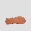 Sandales détails coquillage Creeks camel fille