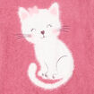 Pull manches longues vieux rose bébé fille