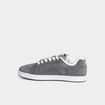 Tennis basses en cuir &agrave; lacets gris homme