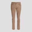 Pantalon droit en coton stretch sable homme