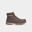 Bottines semelle crant&eacute;es marron homme
