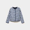 Veste manches longues matelass&eacute;e blanc femme