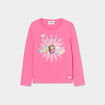T-shirt Gabby et la Maison magique coton rose corail fille