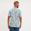 Polo jersey droit manches courtes coton gris homme