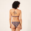 Haut de maillot de bain forme triangle multicolore femme