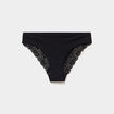 Culotte invisible &agrave; dentelle noir femme