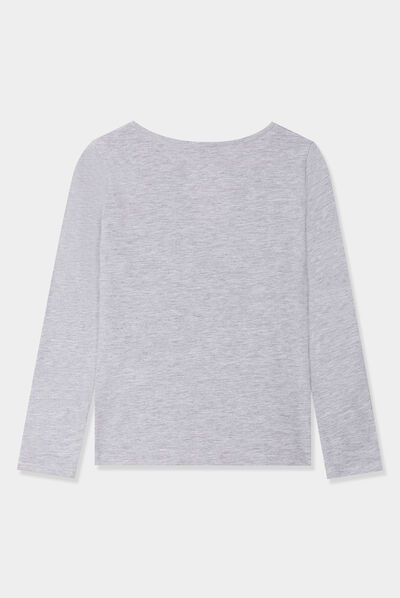 Ensemble pyjama 2 pièces gris fille