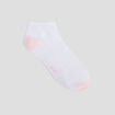 Lot 5 paires chaussettes blanc femme