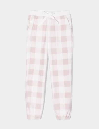 Pantalon de pyjama rose femme