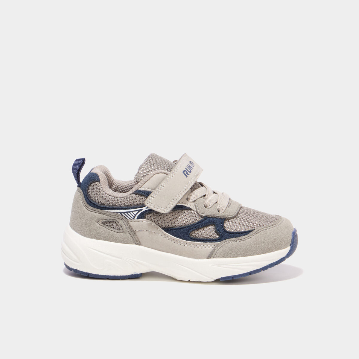 Baskets running avec scratchs gris gar&ccedil;on