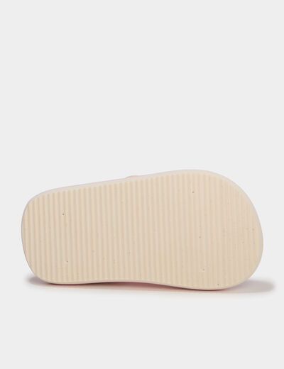 Sandales &agrave; scratchs multicolore b&eacute;b&eacute; fille