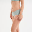 Shorty microfibre sans coutures vert clair femme